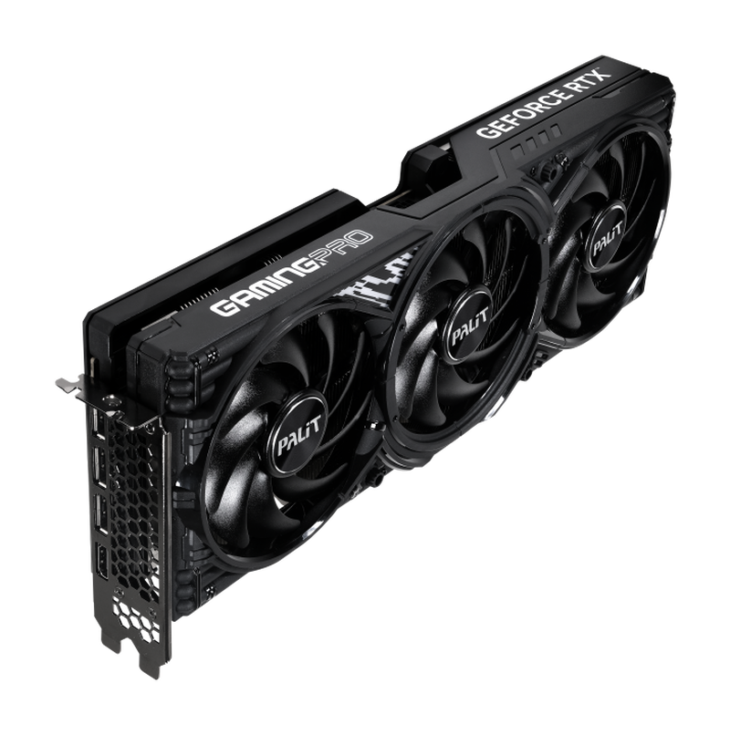Palit RTX 5070 Ti GamingPro-S OC grafikkort montert i PC