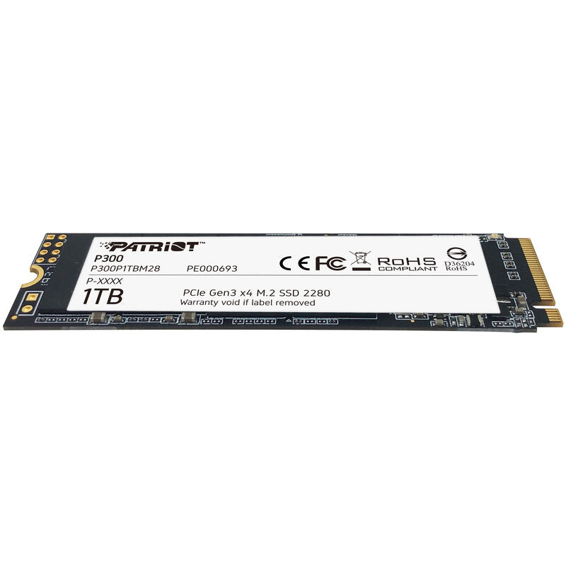 Detalj av Patriot P300 NVMe SSD 1 TB PCIe 3.0 M.2 2280