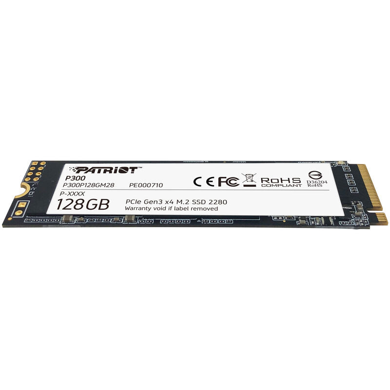 Detaljbilde av Patriot P300 NVMe SSD 128 GB PCIe 3.0 M.2 2280