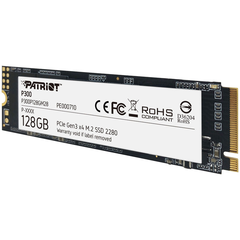 Patriot P300 NVMe SSD 128 GB PCIe 3.0 M.2 2280 forfra