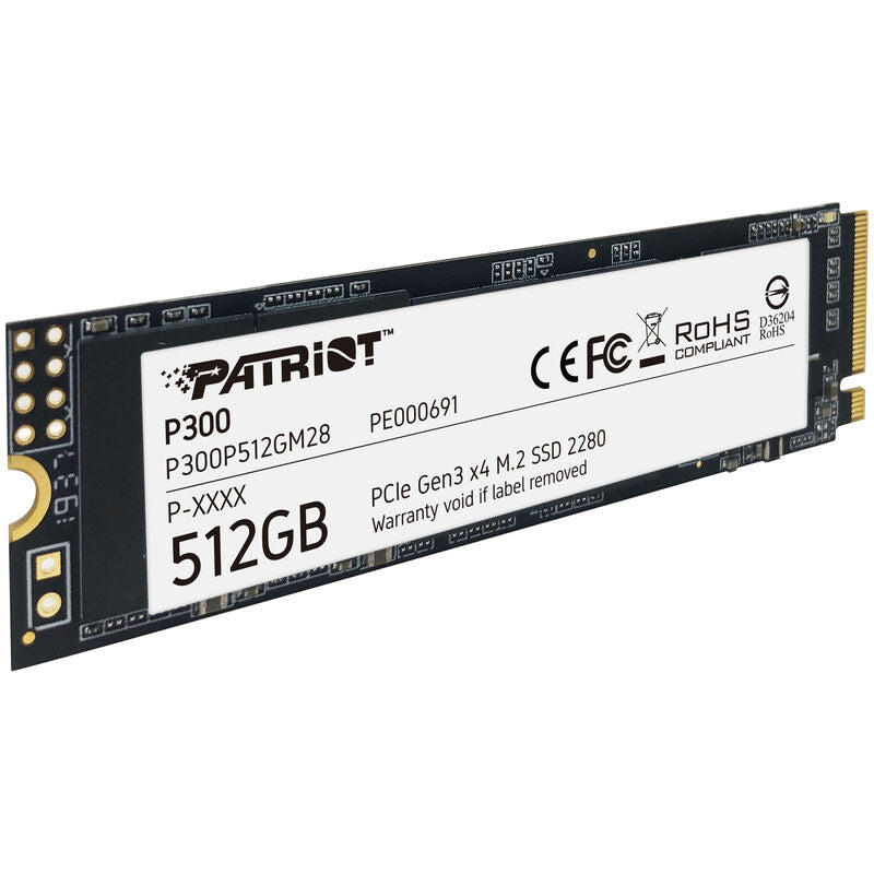 Patriot P300 NVMe SSD 512 GB PCIe 3.0 M.2 2280 bakside