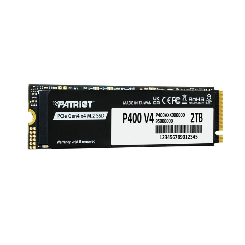 Patriot P400 V4 NVMe SSD M.2 2280 PCIe 4.0 2 TB bakside