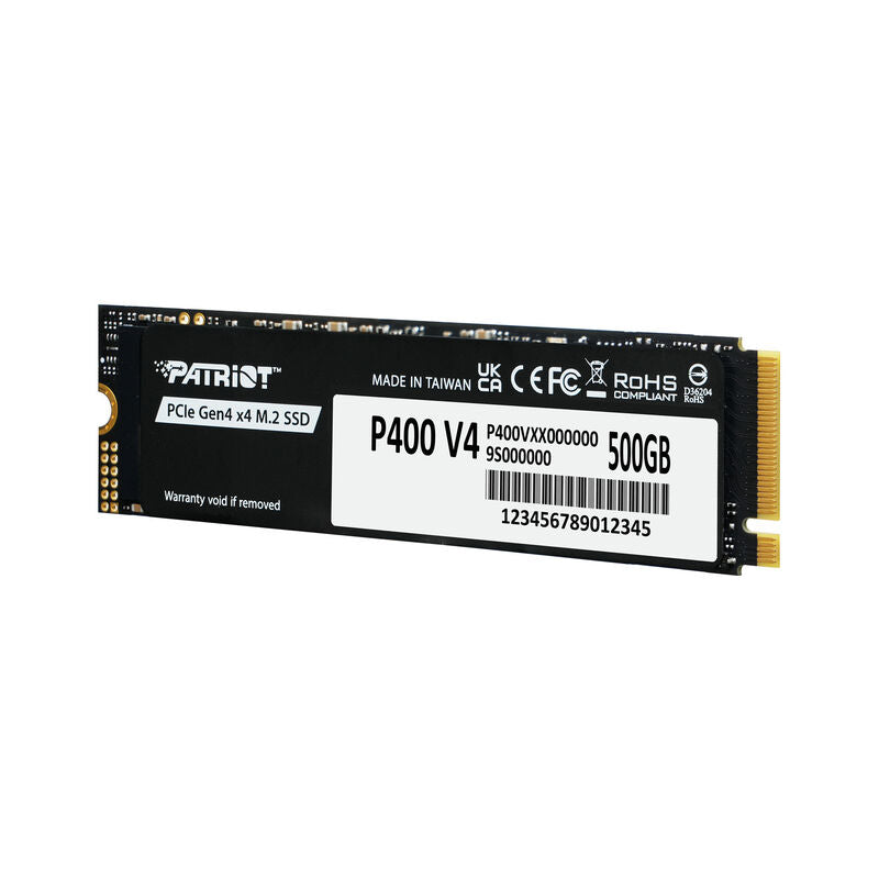 Detalj av Patriot P400 V4 NVMe SSD M.2 2280 PCIe 4.0 500 GB