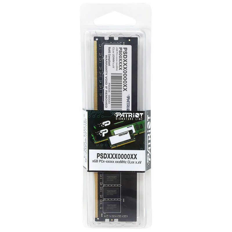Patriot Signature Line DDR4-3200 CL22 RAM 16 GB svart montert i PC