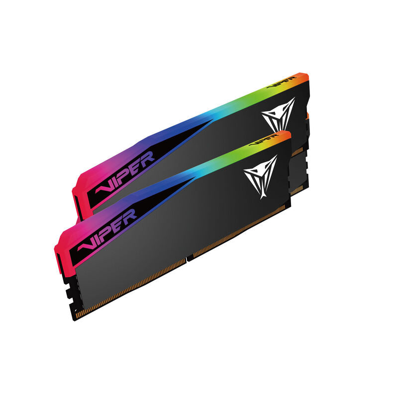 Detalj av Patriot Viper RGB Elite 5 Ultra DDR5-6000 CL28 RAM svart