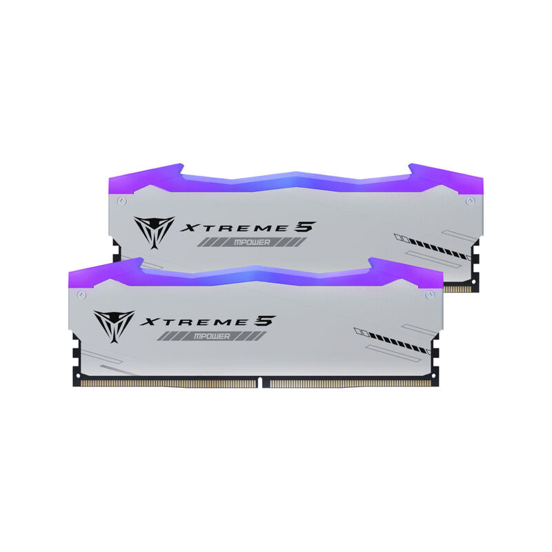 Patriot Viper RGB XTREME 5 DDR5-8000 CL38 RAM 32 GB sølv forfra