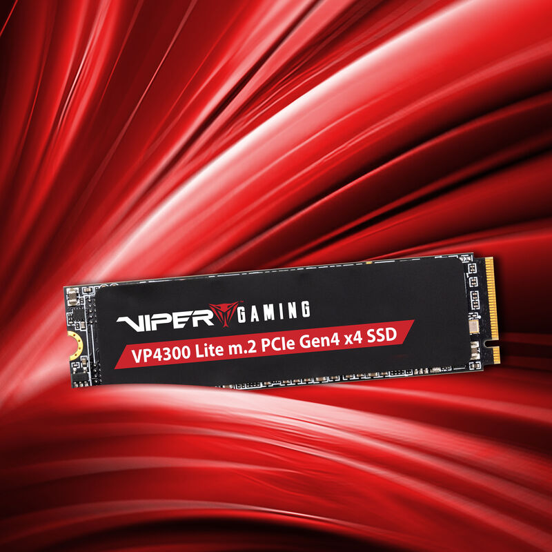 Patriot Viper VP4300 Lite NVMe SSD PCIe 4.0 M.2 2280 1 TB emballasje