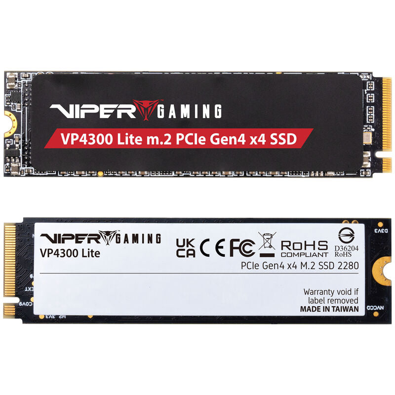 Patriot Viper VP4300 Lite NVMe SSD 2 TB detalj av kontakt