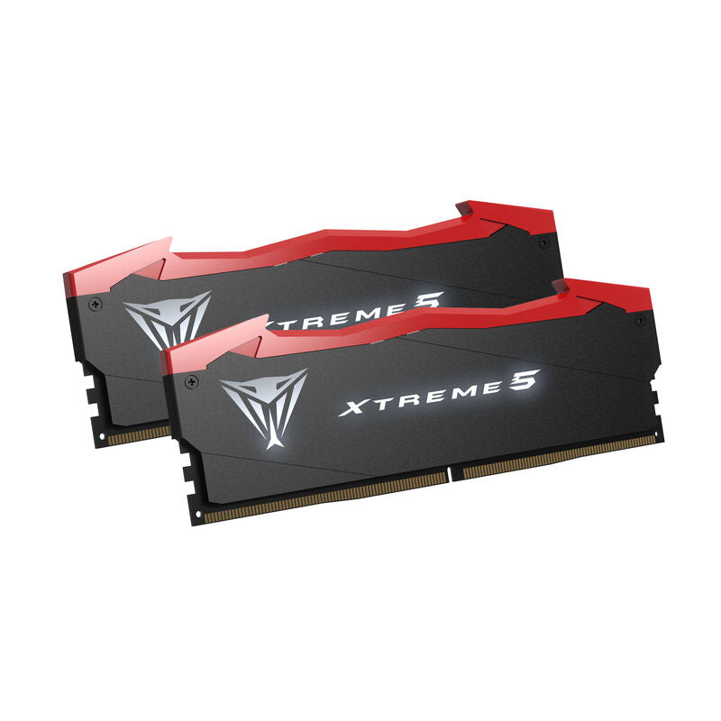 Detalj av Patriot Viper XTREME 5 DDR5-7600 CL36 RAM 48 GB svart kjøleribbe