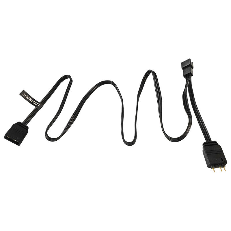 PHANTEKS 3-Pin RGB LED-adapterkabel for hovedkort med A-RGB forfra