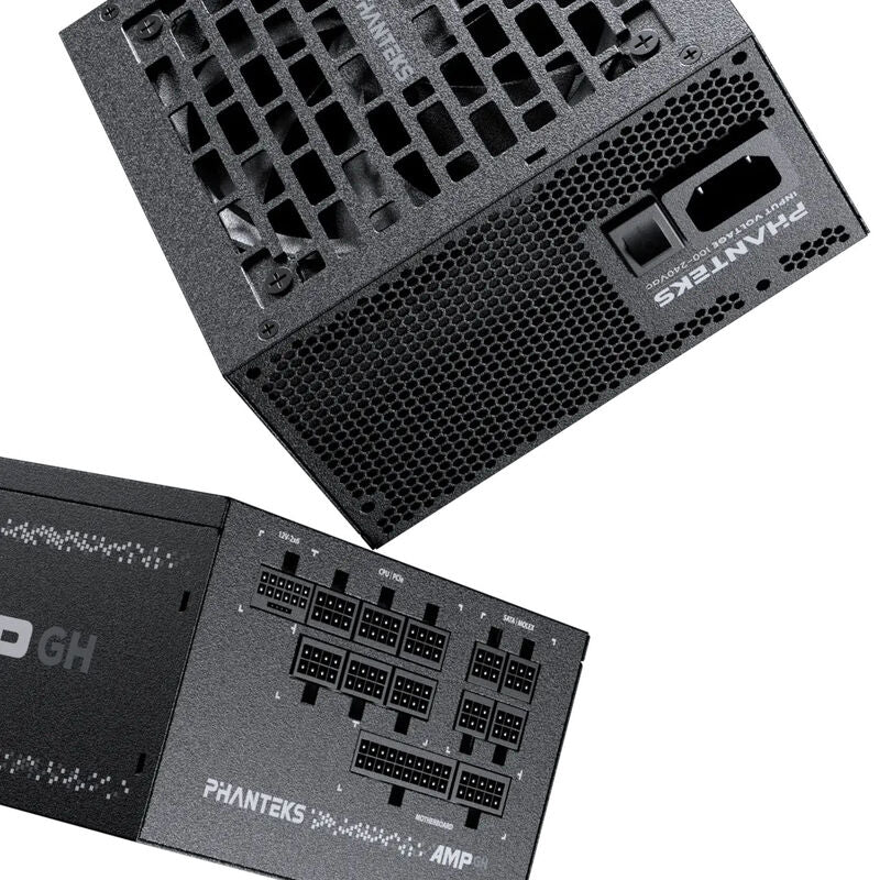 Phanteks AMP GH V2 strømforsyning 1000 W montert i PC