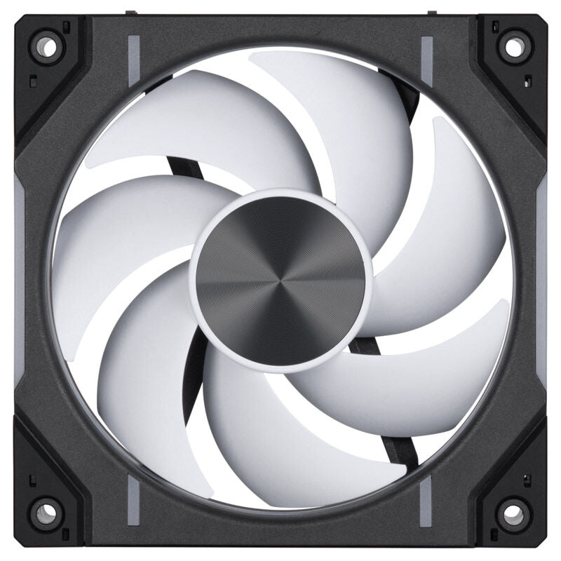 Detalj av PHANTEKS D30 PWM D-RGB vifte 120 mm svart vifteblader