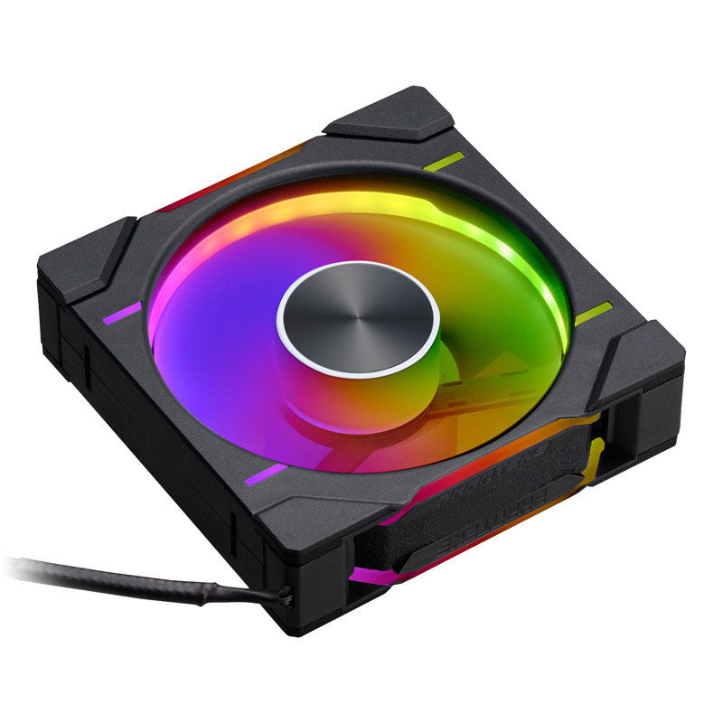 PHANTEKS D30 PWM D-RGB vifte 120 mm svart detalj av vifteblader