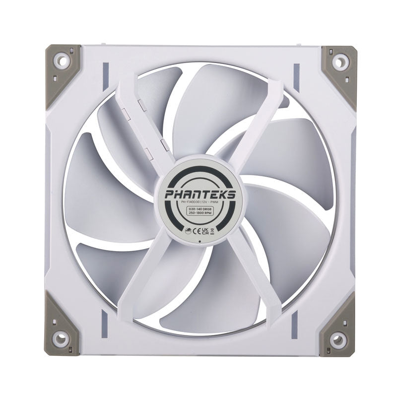 PHANTEKS D30 Regular Airflow D-RGB vifte montert i kabinett