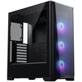 Phanteks Eclipse G370A kabinett midtårn SSI-EEB herdet glass svart forfra