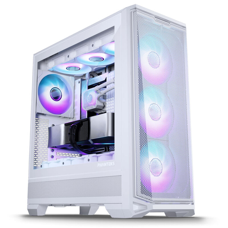 Detalj av D-RGB-belysning på PHANTEKS Eclipse G400A kabinett
