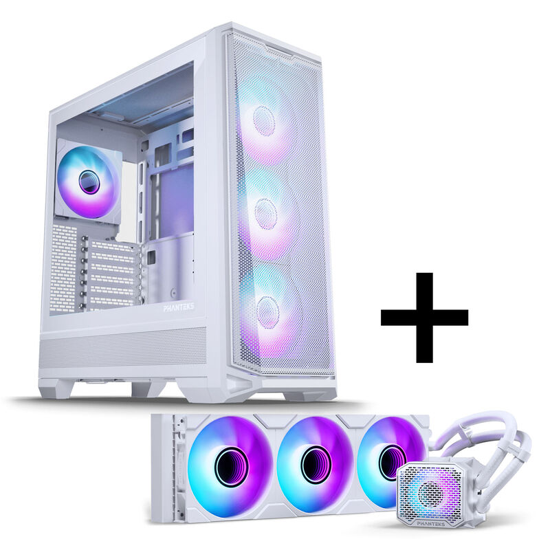 Phanteks Eclipse G400A kabinett midtårn svart forfra