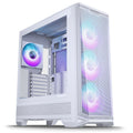 PHANTEKS Eclipse G400A kabinett midtårn E-ATX herdet glass D-RGB hvit foran
