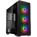 PHANTEKS Eclipse G500A D-RGB kabinett midtårn herdet glass svart forside