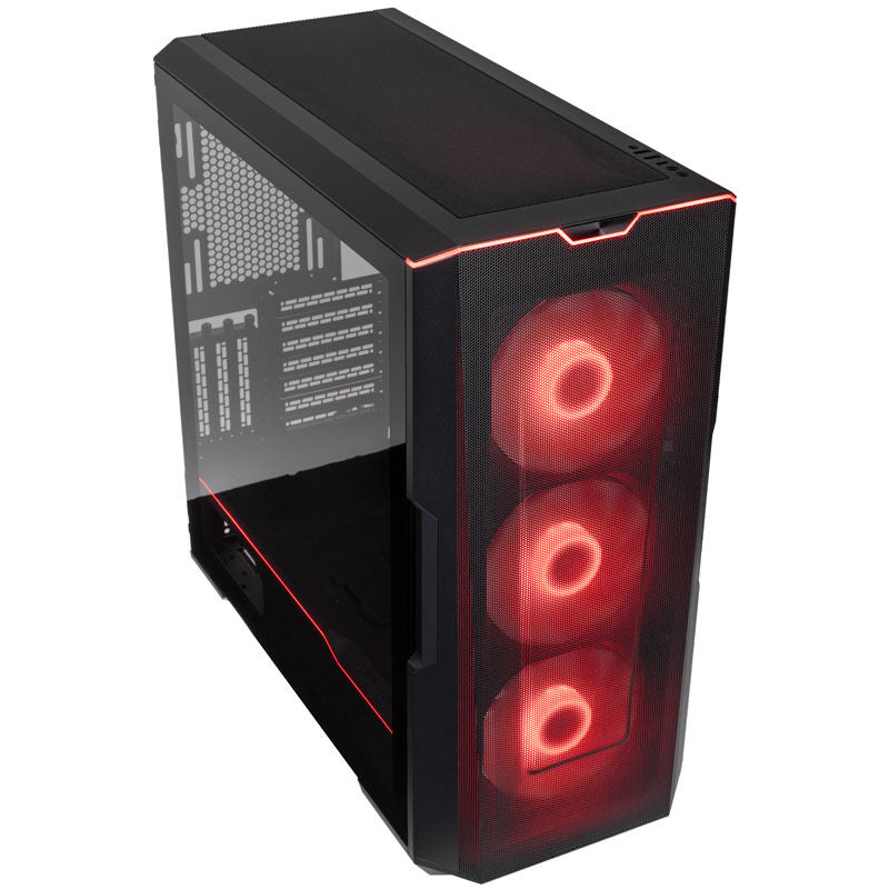 PHANTEKS Eclipse G500A D-RGB kabinett bakside med ventilasjon