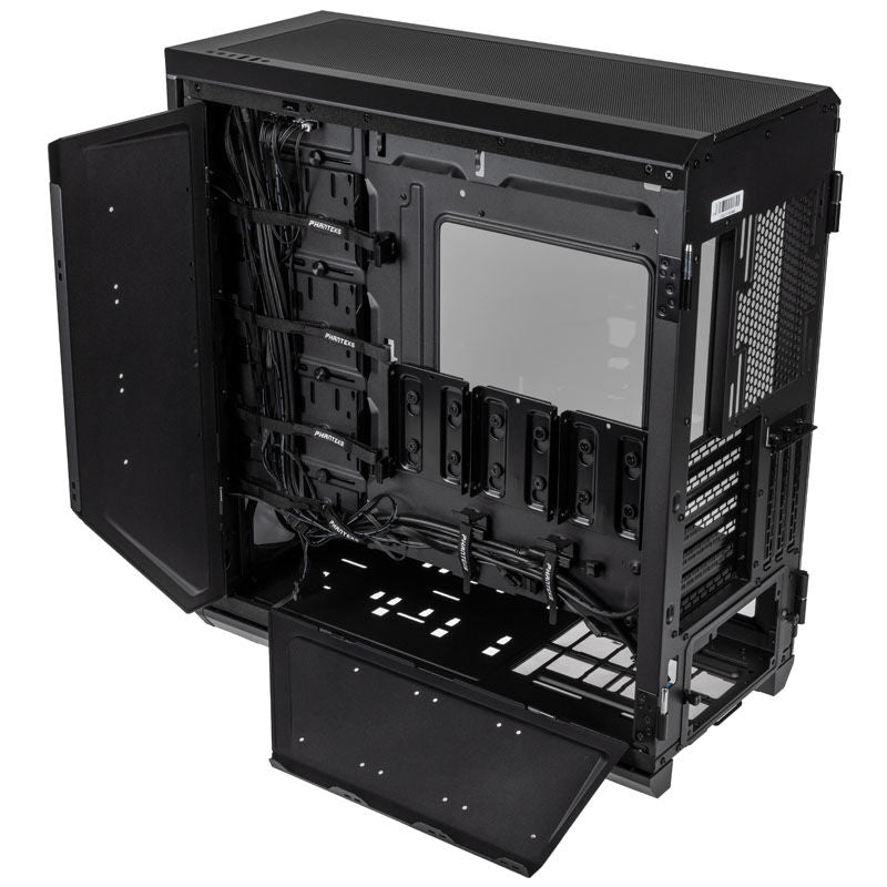 PHANTEKS Eclipse G500A D-RGB kabinett innsiden med kabelhåndtering