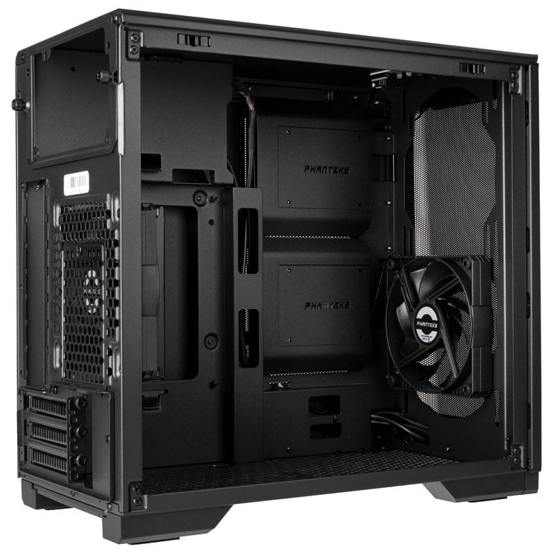PHANTEKS Eclipse P200A Mini-ITX kabinett minitårn svart mesh frontpanel I/O