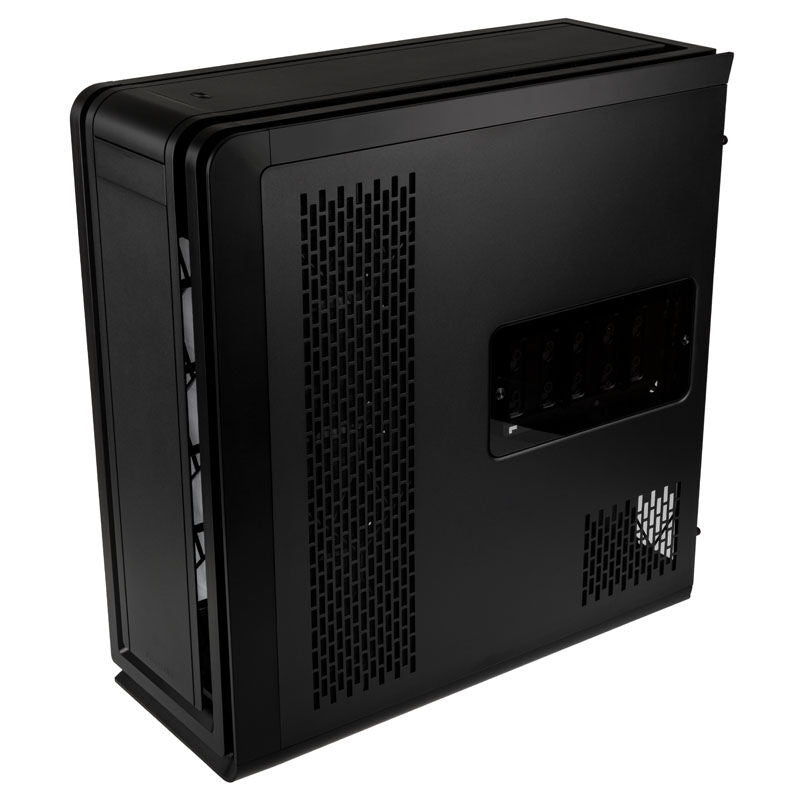 Detalj av herdet glass sidepanel på PHANTEKS Enthoo 719
