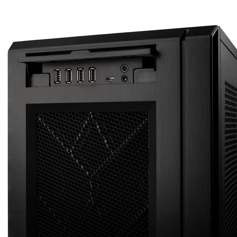 PHANTEKS Enthoo Pro 2 kabinett nærbilde av sidepanel i glass