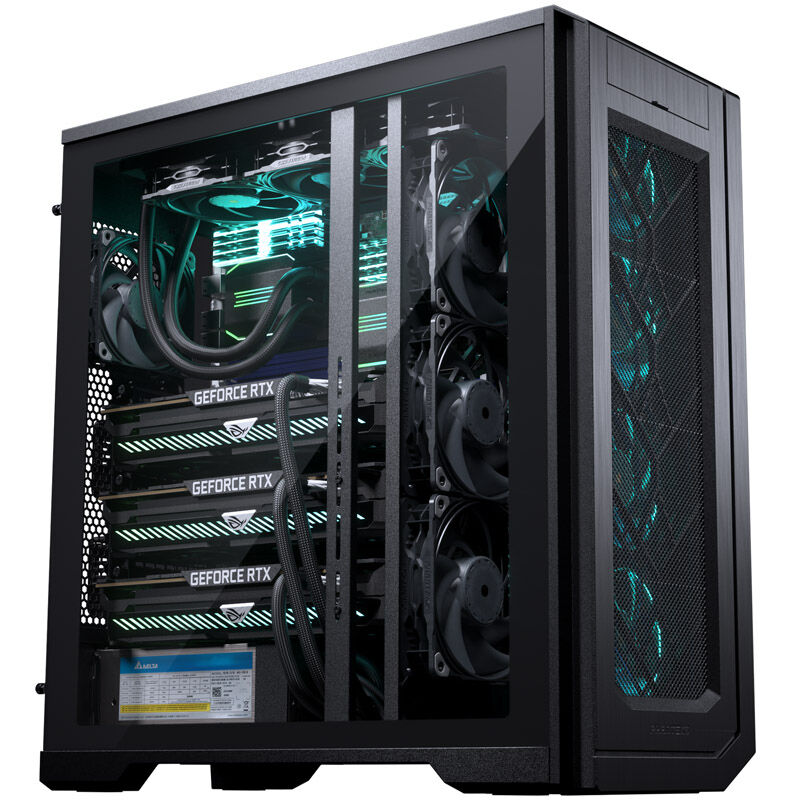 PHANTEKS Enthoo Pro 2 Server kabinett fulltårn herdet glass svart sidepanel