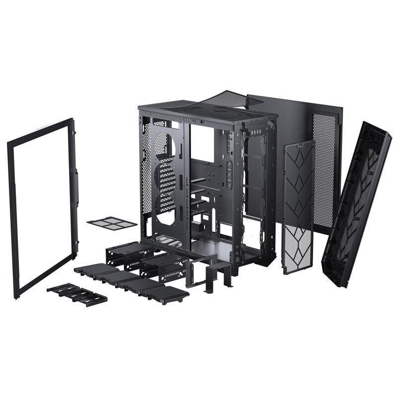 PHANTEKS Enthoo Pro 2 Server kabinett fulltårn herdet glass svart USB-porter