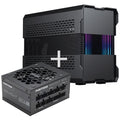 PHANTEKS Evolv Shift XT Mini-ITX kabinett forfra svart