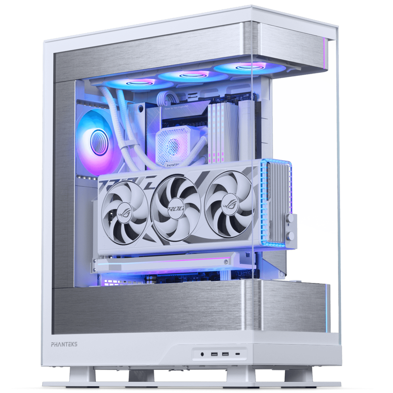 PHANTEKS Evolv X2 kabinett midtårn E-ATX DRGB hvit bakside