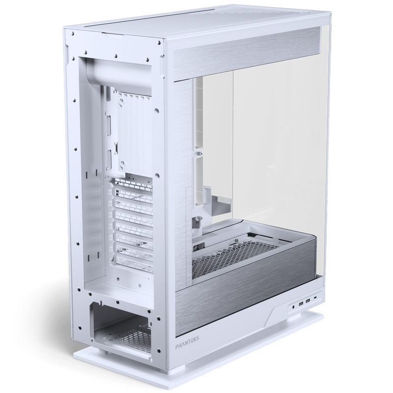 PHANTEKS Evolv X2 kabinett midtårn E-ATX DRGB hvit nærbilde av RGB-belysning
