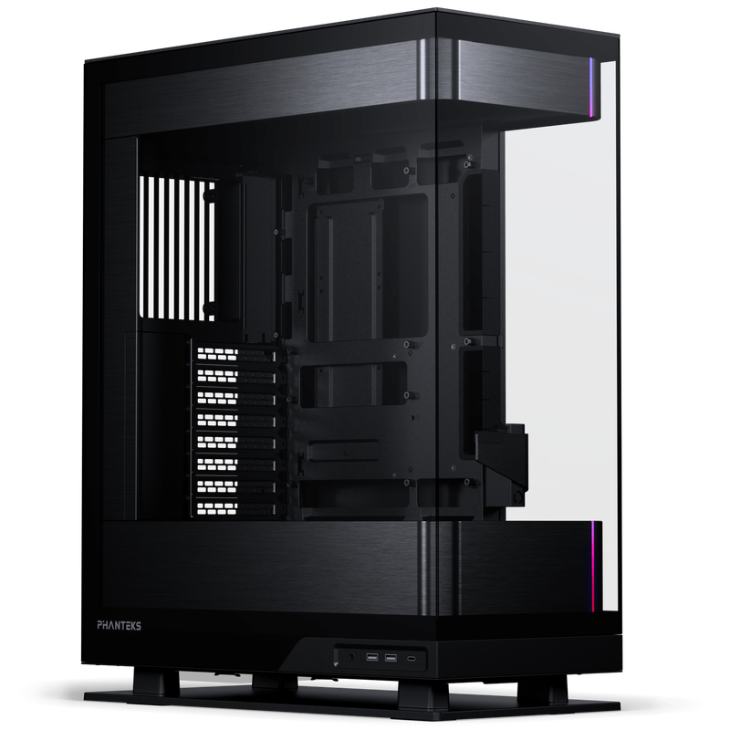 PHANTEKS Evolv X2 + TRYX PANORAMA ARGB AIO vannkjøling 360 mm svart bakside