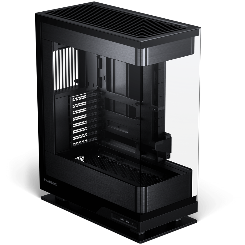Detalj av PHANTEKS Evolv X2 + TRYX PANORAMA ARGB AIO vannkjøling 360 mm svart