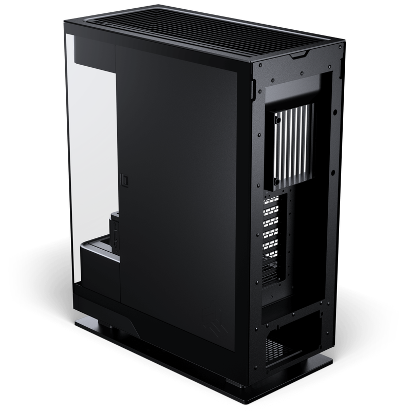PHANTEKS Evolv X2 + TRYX PANORAMA SE ARGB AIO vannkjøling nærbilde av pumpe