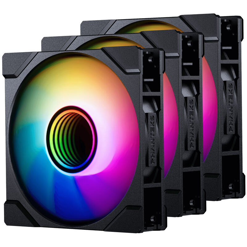 PHANTEKS M25 Gen2 PWM D-RGB vifte 3-pack bakside