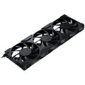 PHANTEKS M25 Gen2 PWM vifte 120 mm 3-pakk svart forfra