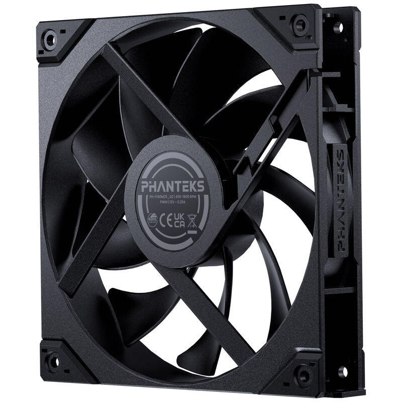 PHANTEKS M25 Gen2 PWM vifte 120 mm svart detalj av vinger