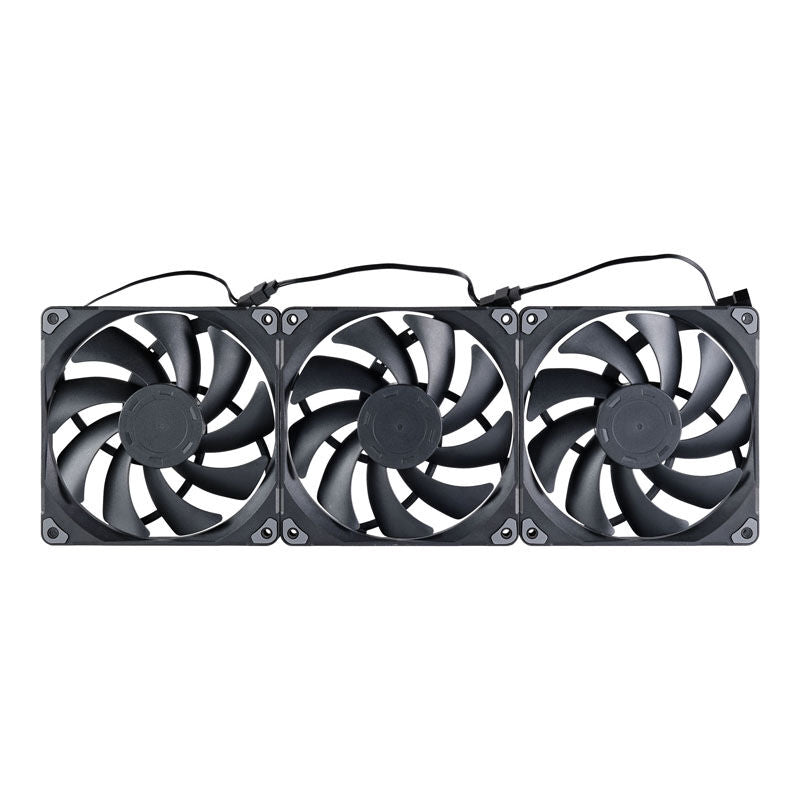 PHANTEKS M25 PWM vifte 3-pakning 140 mm svart bakside