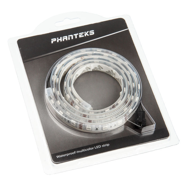 PHANTEKS Multicolor LED-stripe 1 m RGB-belysning med magnetfeste
