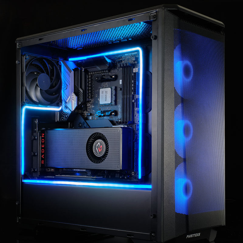 Nærbilde av PHANTEKS Neon Digital RGB LED-strip 55 cm ARGB