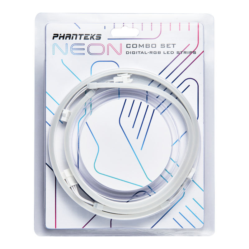 PHANTEKS Neon Digital RGB LED-strip combo-sett 40 cm forfra