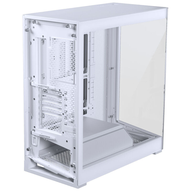 Detalj av PHANTEKS NV5 MK2 kabinett midtårn DRGB herdet glass hvit