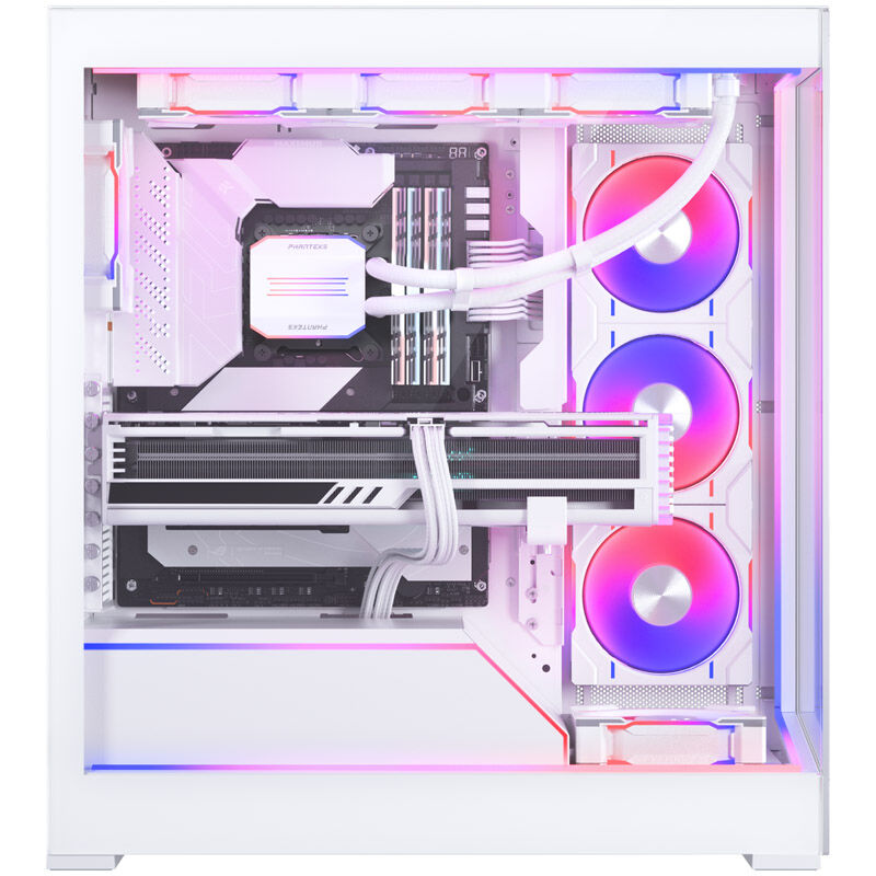 Phanteks NV5 Premium DRGB belysningssett + Power-Hub svart montert i kabinett