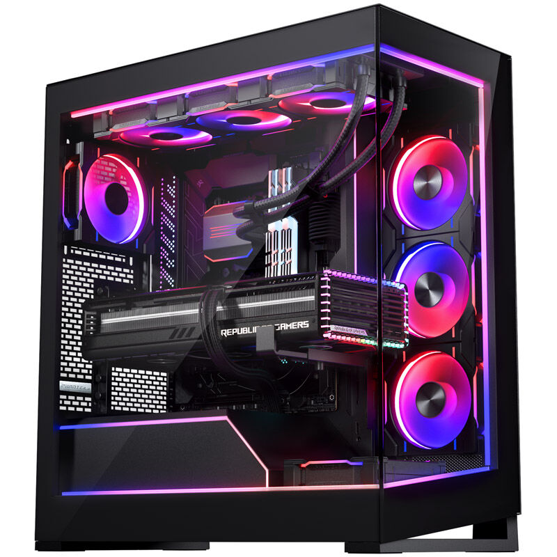 Oversikt over Phanteks NV5 Premium DRGB belysningssett + Power-Hub svart