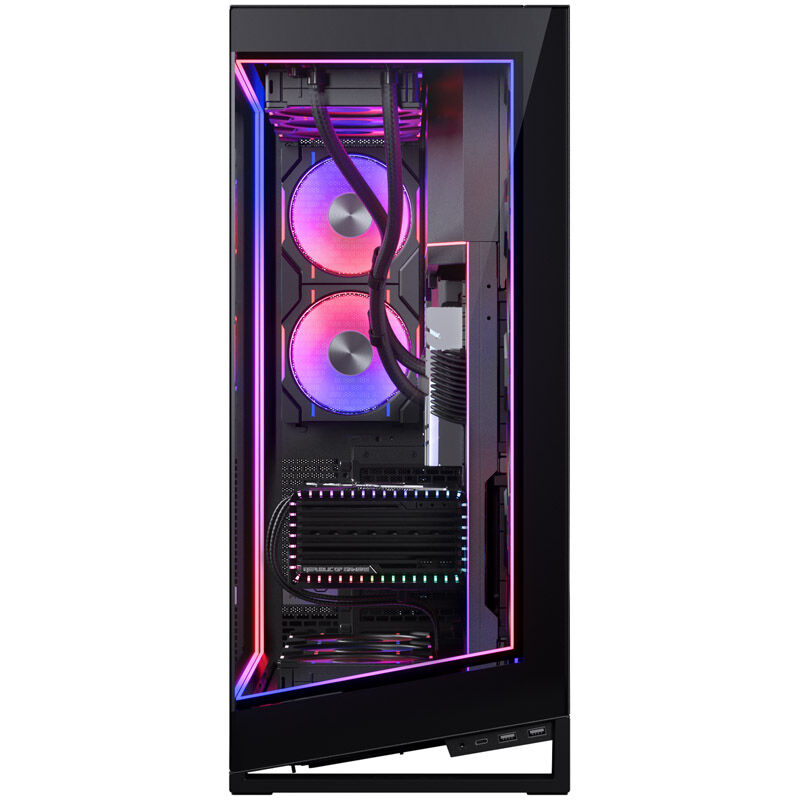 PHANTEKS NV7 Premium DRGB belysningssett ytterramme svart montert i kabinett
