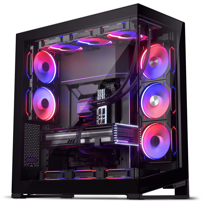 PHANTEKS NV9 MK2 kabinett fulltårn E-ATX DRGB herdet glass svart bakside