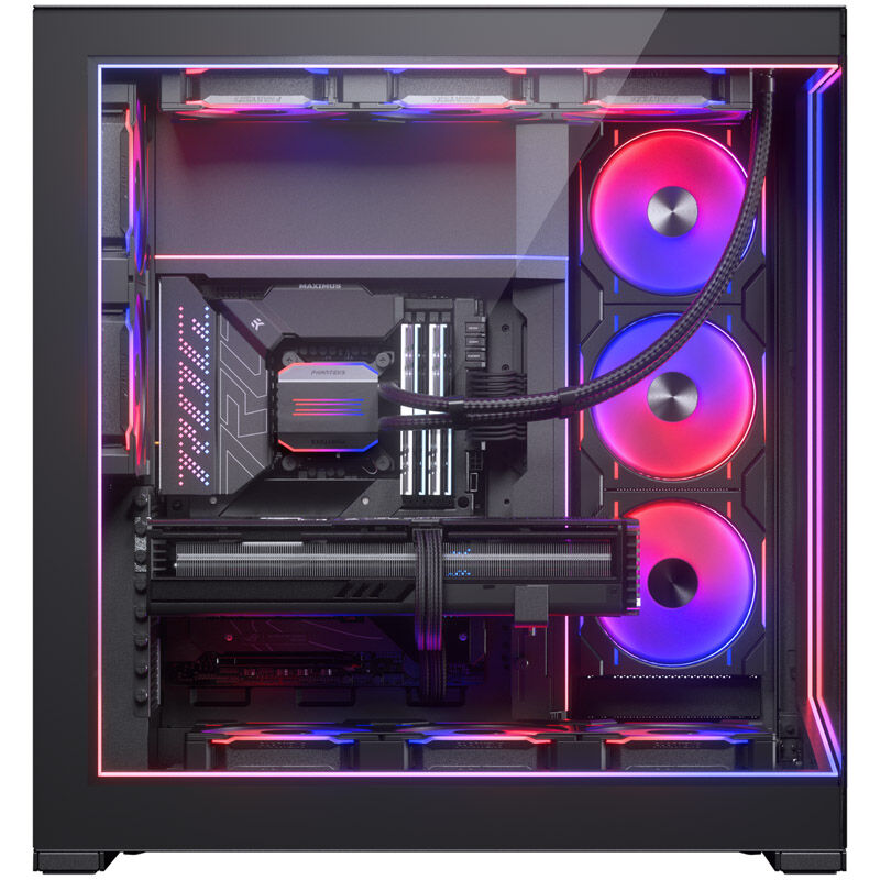 PHANTEKS NV9 Premium DRGB belysningskit ytre ramme svart nærbilde