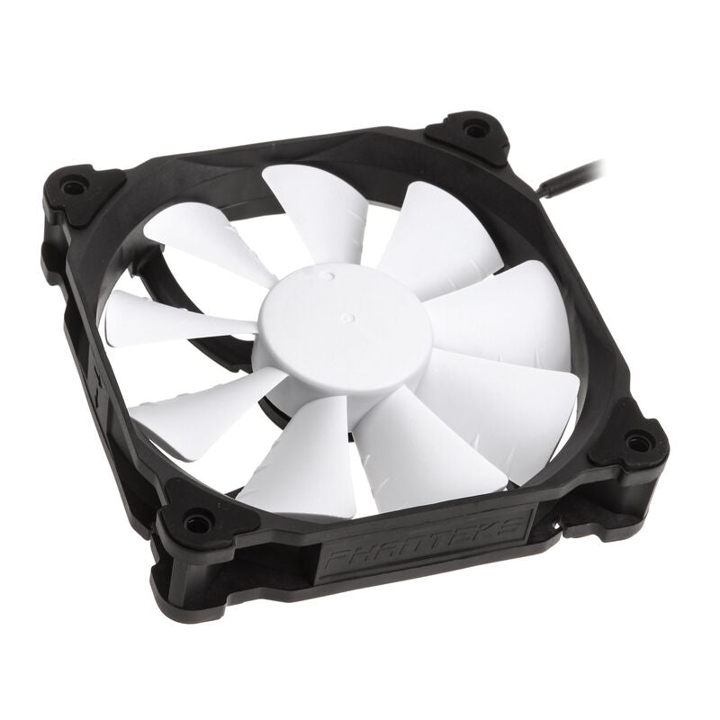 Phanteks PH-F120XP vifte 120 mm PWM svart hvit forfra